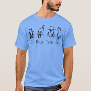 T-shirt Cats Un Deux Trois