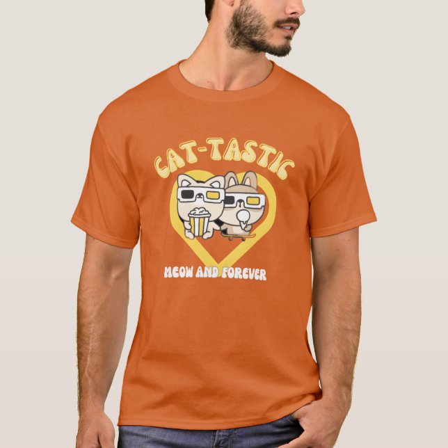 T-shirt CATTASTIQUE drôle (Devant)
