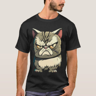 T-shirt Cattitude Attitude de chat Agacé 1