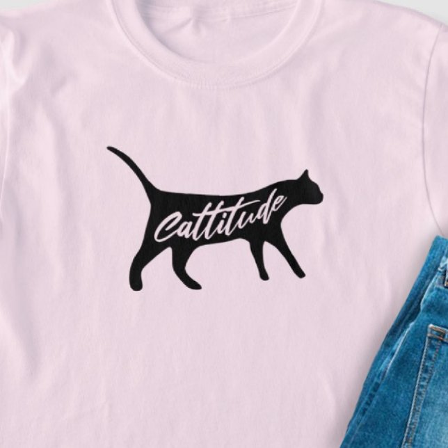 T-shirt Cattitude pour amoureux des chats | Cadeau (Créateur téléchargé)
