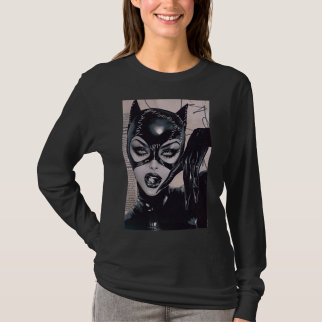 T-shirt Catwoman #50 Sozomaika Cover Illustration (Devant)