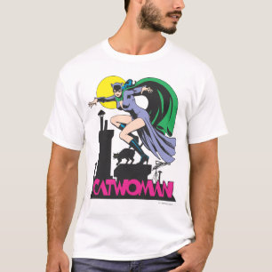T-shirt Catwoman & Logo Pink