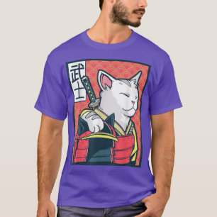 T-shirt Catzilla - Ancient Japanese Cat Art - Vintage Ninj