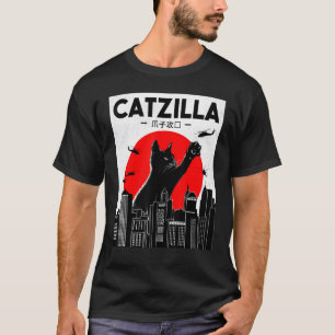 T-shirt Catzilla Ca Chat Chat
