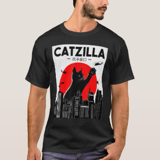T-shirt Catzilla Ca Chat Chat