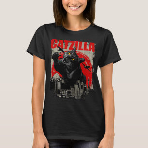 T-shirt Catzilla - Drôle Amoureux des chats Kitten Kitty