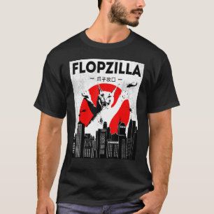 T-shirt Catzilla grand mème floppa Flopzilla Caracal Chat