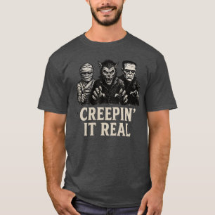 T-shirt Cauchemar Classique Monstres Halloween Horreur