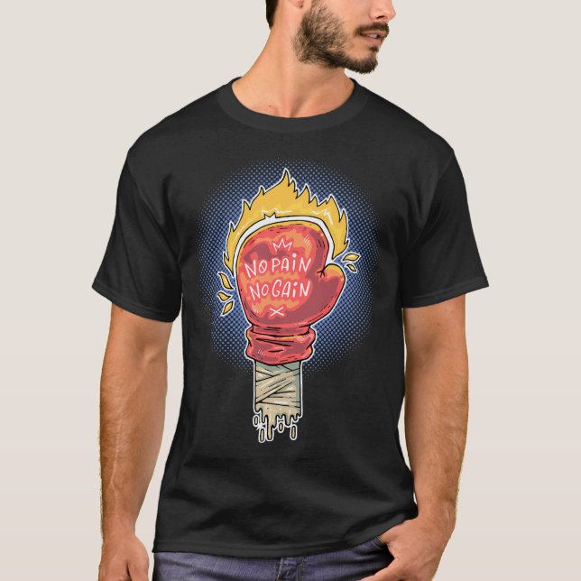 T-shirt Cauchemar de coq Halloween. (Devant)