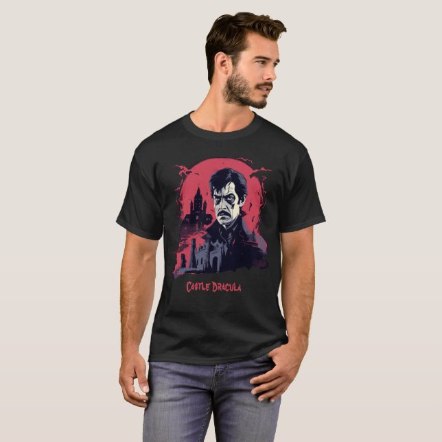 T-shirt Cauchemar gothique (Devant entier)