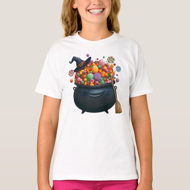 T-shirt Cauldron De Giggle & Gummies (Devant)