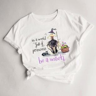 T-shirt Cauldron de la sorcière d'Halloween pour femmes