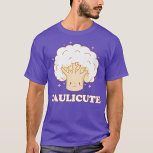 T-shirt Caulicute Chou-fleur Louvain végétal Aliments sain