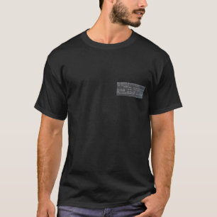 T-shirt Cause du décès - Électrocution-Volts juridiques