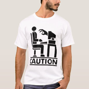 T-shirt Caution Monsters in PC