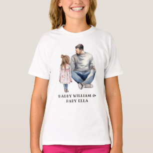 T-shirt Caution père et fille (4)