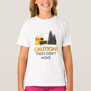 T-shirt Caution Trees