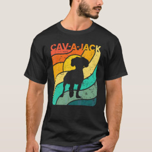 T-shirt Cav A Jack Coucher de soleil Vintage Papa Maman