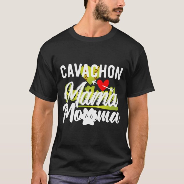 T-shirt Cavachon Lover Cadeaux Cavachon Mama Cavachon Mama (Devant)