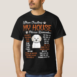 T-shirt Cavachon Visite Ma Maison S'Il Vous Plaît Rappele