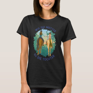 T-shirt Cavalier cheval nature