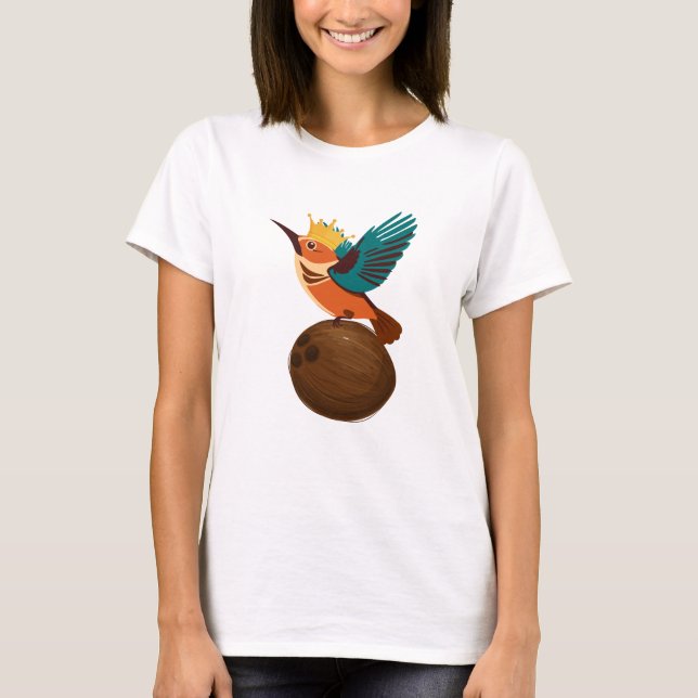 T-shirt Cavalier de cheval en noix de coco Monty Python Me (Devant)