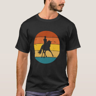 T-shirt cavalier de dressage