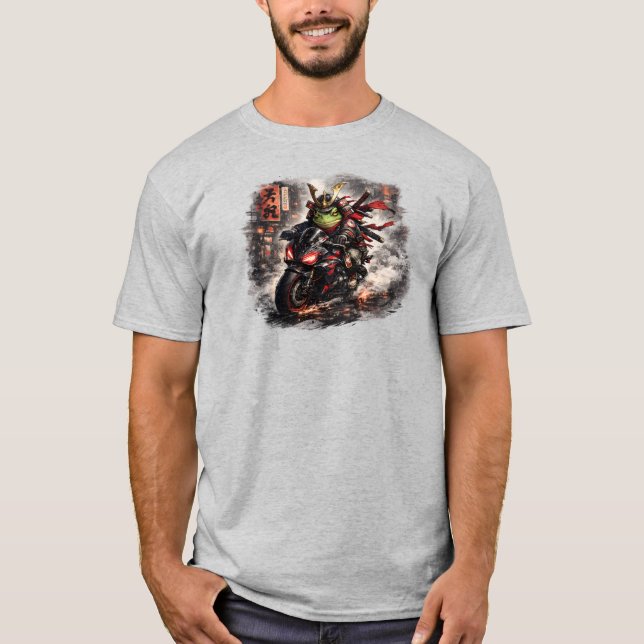 T-shirt Cavalier de grenouille samouraï T-S graphique de s (Devant)