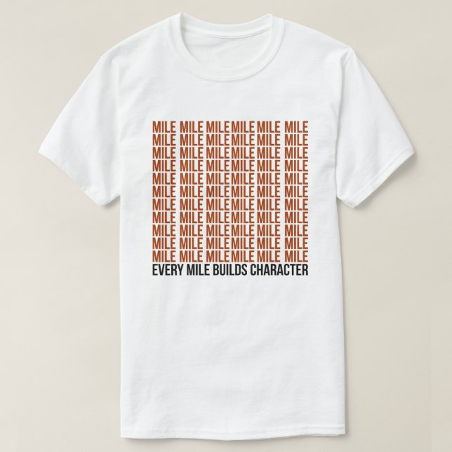 T-shirt Cavalier de longue distance (Design devant)
