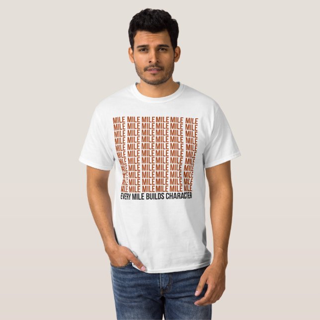 T-shirt Cavalier de longue distance (Devant entier)