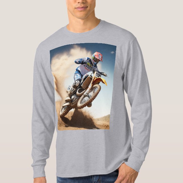 T-shirt Cavalier de Motocross (Devant)