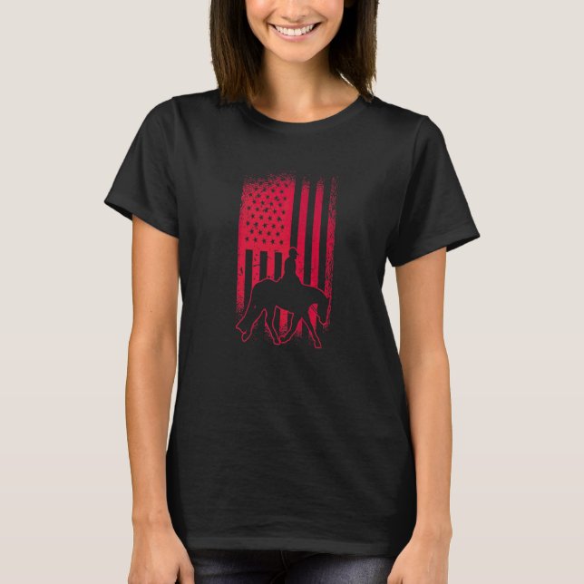 T-shirt Cavalier de selle de chasse à l'anglaise équitatio (Devant)