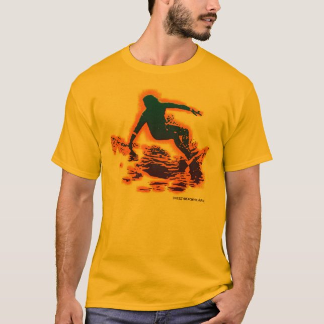 T-shirt Cavalier de surf de BBW (Devant)