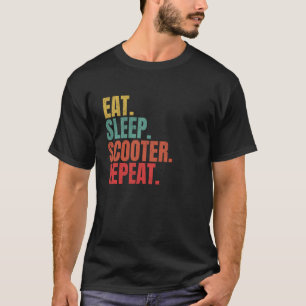 T-shirt Cavalier de Trottinette Manger Dormir Trottinette