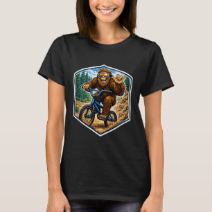 T-shirt Cavalier de vélo BMX Sasquatch Big-Foot Shaka Free