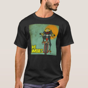 T-SHIRT CAVALIER DE ZOMBI DE VÉLO