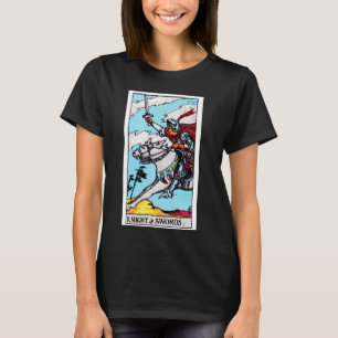 T-shirt Cavalier d'Épées Carte de Tarot Vintage - Rider Wa