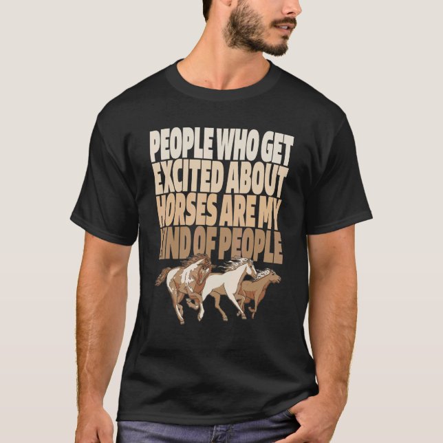 T-shirt Cavalier Équitation (Devant)