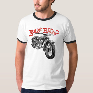 T-shirt Cavalier facile de Moto