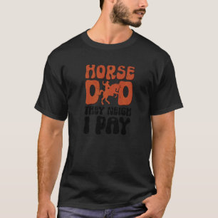 T-shirt Cavalier Homme Papa Ils Hennissent Je Paie Athlèt