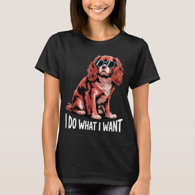T-shirt Cavalier King Charles Art For Men Women Cavalier S (Devant)