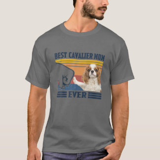 T-shirt Cavalier King Charles Spaniel Best Cavalier Mom Ev