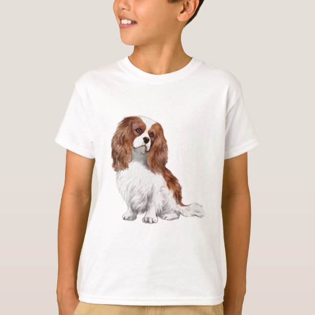 T-shirt Cavalier King Charles Spaniel (Blenheim A) (Devant)