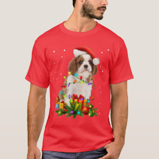 T-shirt Cavalier King Charles Spaniel Christmas Lights Xma