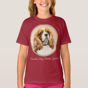 T-shirt Cavalier King Charles Spaniel Peinture originale T