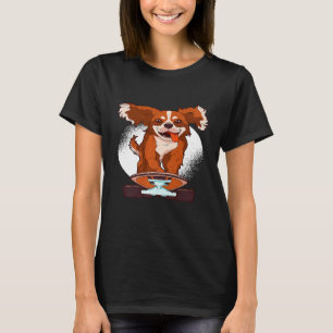 T-shirt Cavalier King Charles Spaniel - Plat Dog Skateboar