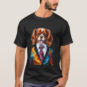 T-shirt Cavalier King Charles Spaniel Suit Chien drôle Imp