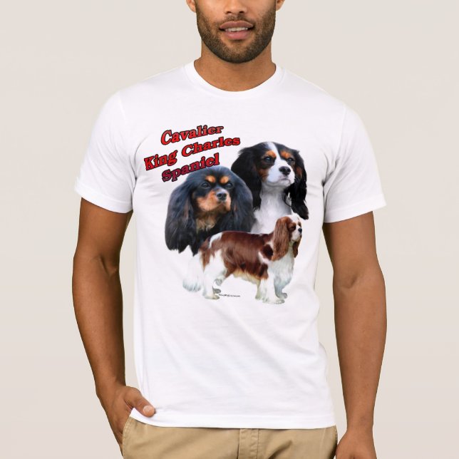 T-shirt Cavalier King Charles Spaniel Trio 2 (Devant)