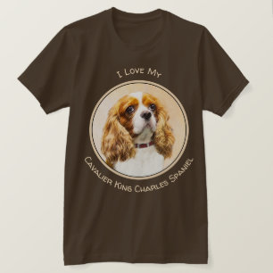 T-shirt Cavalier Le Roi Charles Spaniel Peinture originale