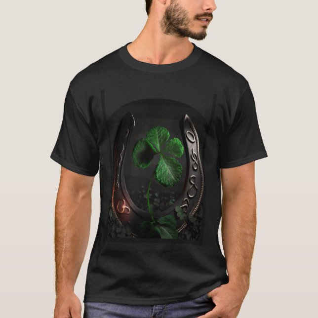 T-shirt Cavalier mignon chevaux (Devant)